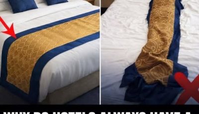 The Real Purpose of the Fabric Strip at the Foot of Hotel Beds
