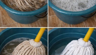 Very dirty mop, don’t buy it again: a drop of this ingredient and it will be as good as new