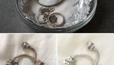 How to clean blackened silver to make it look like new again