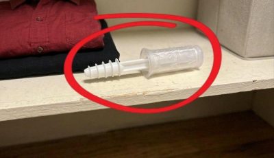 I opened my wife’s closet tonight and found this inside. I’ve been staring at it for half an hour, but I still can’t figure out what it is. Anyone know? Check the first comment for the answer 👇