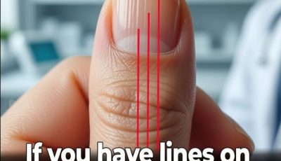 If you have these lines on your nails after 40, it is a clear sign that..